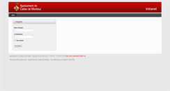 Desktop Screenshot of intranet.caldesdemontbui.cat